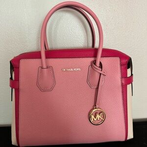Michael Kors pink satchel bag